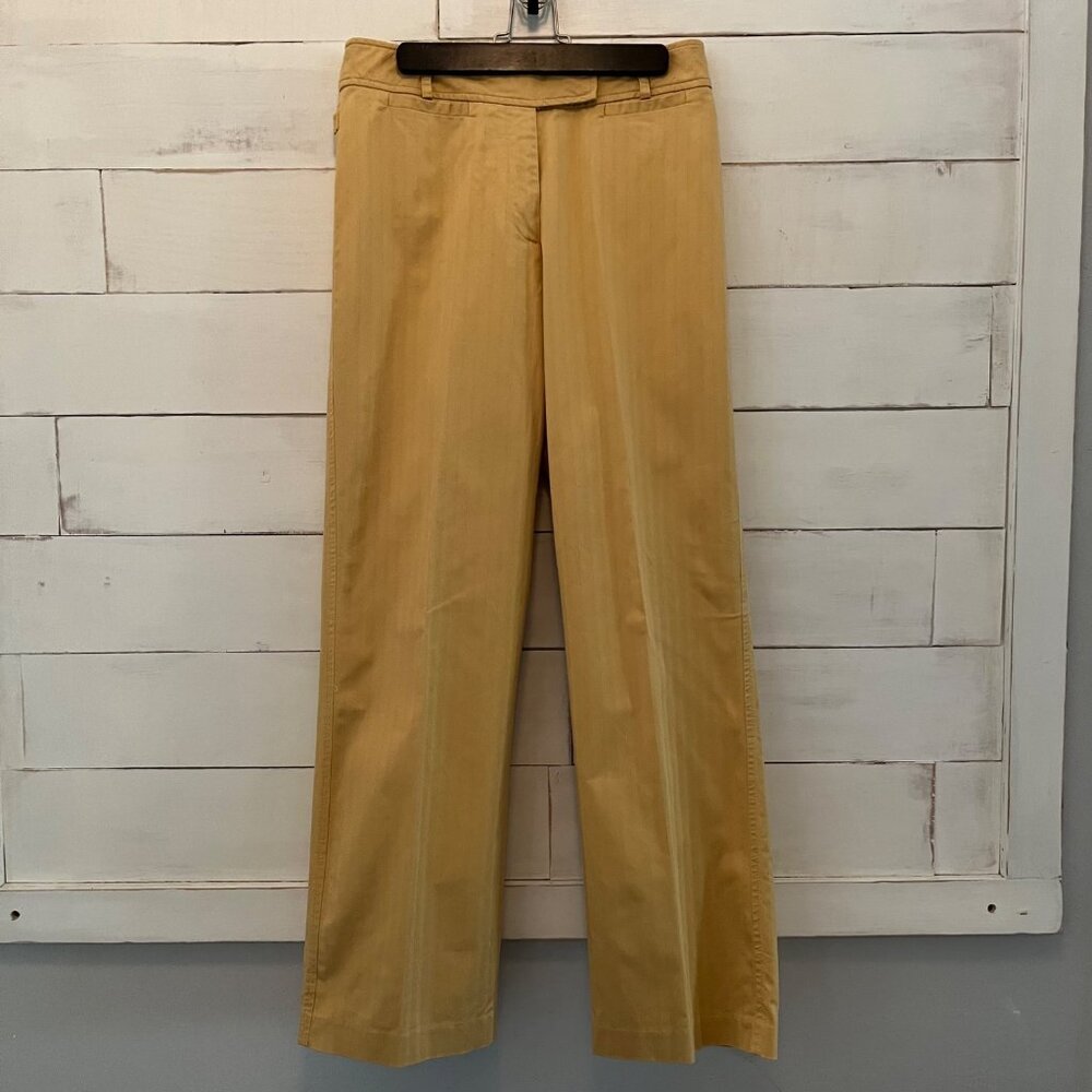 Size 6 JW Junction West Vintage Suit Mustard Gold Lined Western Jacket Pants - Picture 7 of 12